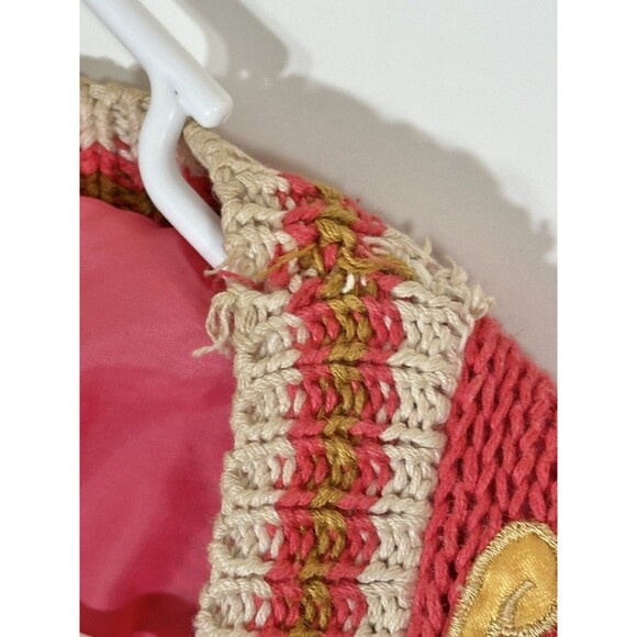 VTG NO! The Jeans Revolt One Size Embroidered Sweater Circus Dream Pink Red RARE - Picture 11 of 16